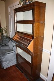 Barrister bookcase showing storage