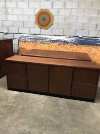 Walnut credenza