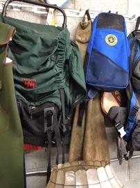 Backpacks and scuba treasures 