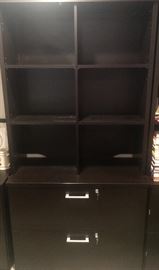 Office shelf unit with  drawers