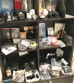 Various small electronics - cameras, phones...