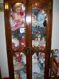 Dolls, Lighted Display Cabinet