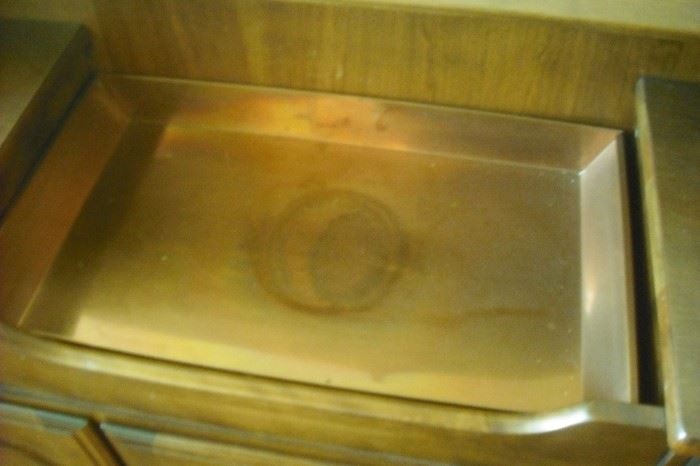 Copper in Dry Sink