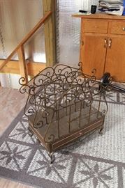 Fireplace wood holder or book rack
