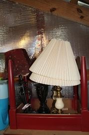 Several Lamps, many in sets of two