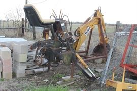 Backhoe attachment for 3 point hitch