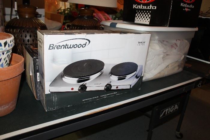 Brand new two burner. Never been used