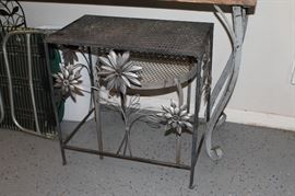 Several outdoor tables