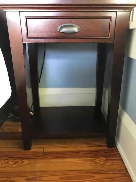 Bedside table with drawer $75