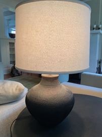Pottery lamps