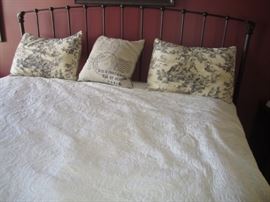 IRON KING BED AND MATTRESS