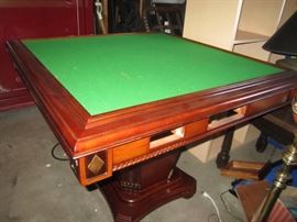 GAME TABLE AND CHAIRS