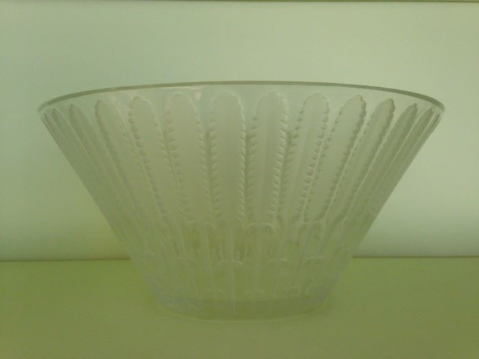 BUY IT NOW--Lalique "Ceres" bowl, crystal, large, signed--$450--sophia.dubrul@gmail.com