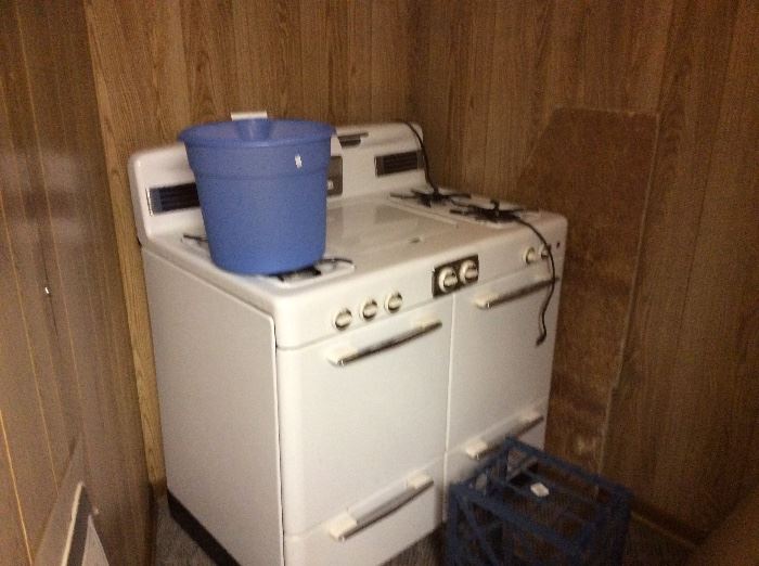 vintage gas stove