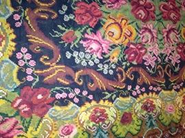 6 feet 6 inches x 8 feet 6 inches vibrantly colored rug