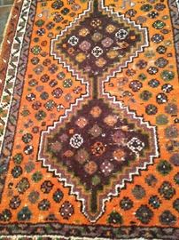 Colorful 3 feet 8 inches x 5 feet 2 inches rug