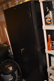 Large Metal Two Door Storage Cabinet