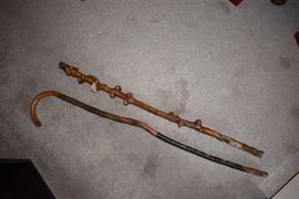 Pair of Vintage Irish Walking Sticks