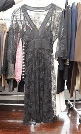 Delicate Lace overlay dress. Fits Small.
