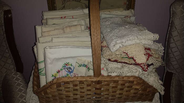 Vintage Linens & Needle Point 