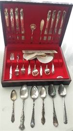 Silver Plate Service for 8, Excellent Condition 
