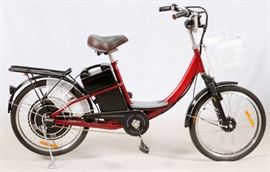 GENE SIMMONS SIGNED ELECTRIC BICYCLE, H 43'', L 69''