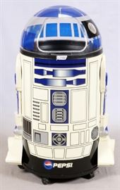 R2D2 DRINKS COOLER, H 51'', W 33''