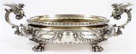 DOMINICK & HAFF STERLING SILVER IMPORTANT CENTERPIECE, CIRCA 1900, H 7 1/2", L 21 1/2" ^
