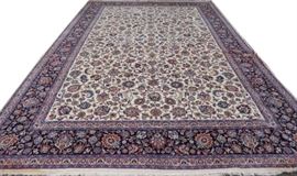 

VERY FINE PERSIAN KASHAN WOOL & SILK CARPET, 20' X 13'
