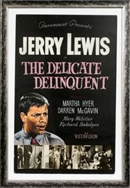 MIXED MEDIA ORIGINAL ART & PHOTOS, H 44'', W 28 1/8'', "THE DELICATE DELINQUENT"