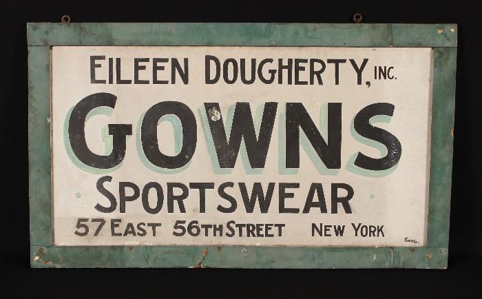 Gowns sign