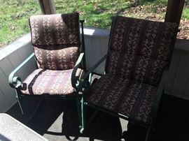 Wrought iron rockers