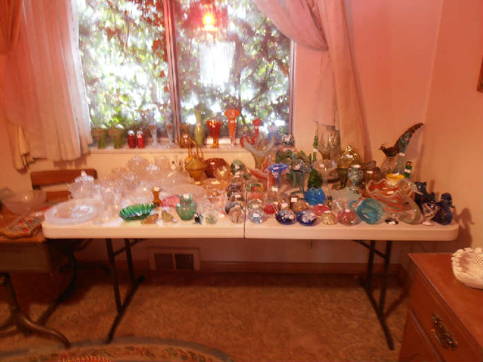 Murano Bird Bowls, Vases, Art Pieces, and Paperweights!