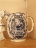 Tennyson Memorial transferware pitcher