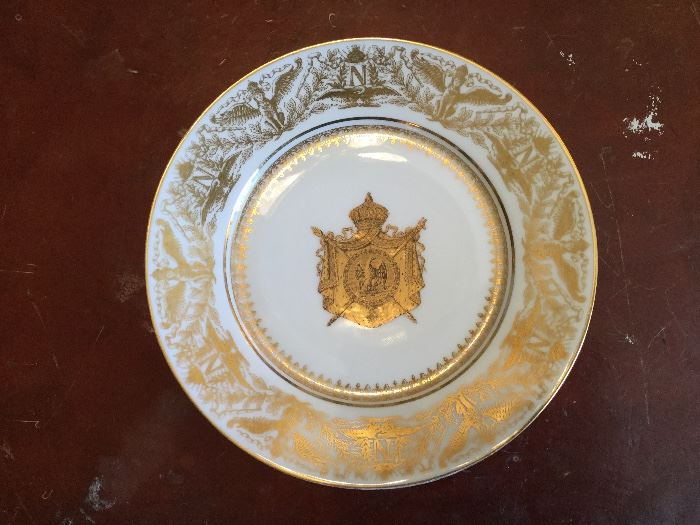 SEVRES PLATE FROM 1804 FROM NAPOLEONS DINNERWARE