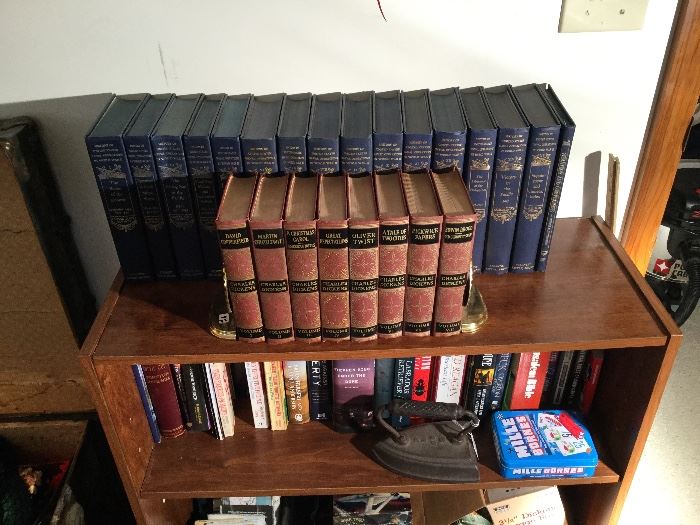 SET OF CHARLES DICKENS BOOKS FROM 1906, SET OF HISTORY OF NAVAL OPERATIONS FROM WWII
