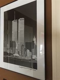 94. Twin Tower Framed Photograph by Alex Leykin (11" x 14")