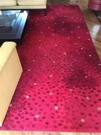 35. Custom Edward Field Area Carpet        (13' 10" x 13' 10")