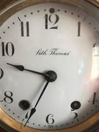 81. Seth Thomas Clock (10" x 9" x 14")