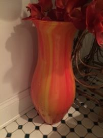 Orang and Yellow Vase