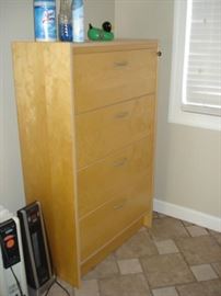 Maple file cabinet
