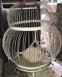 Antique birdcage