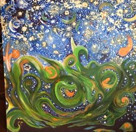 Painting by Jeremy Ayers