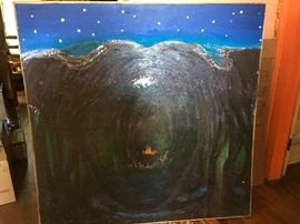 Painting by Jeremy Ayers