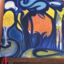 Painting by Jeremy Ayers