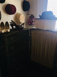 vintage shoes, hats, handbags