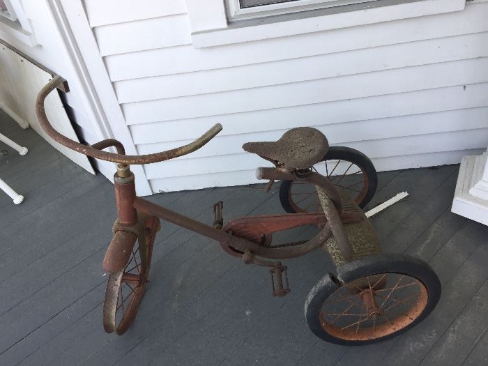 Antique tricycle