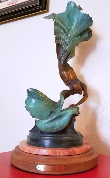 SEA CHANGE Bronze sculpture by Jeff Adams