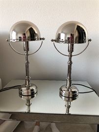 Ralph Lauren metal table lamps (set of 2)
