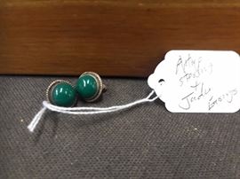 StErlingand Jade earrings
